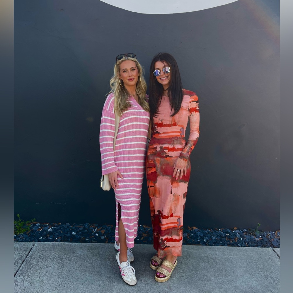 Orange ‘desert’ dress